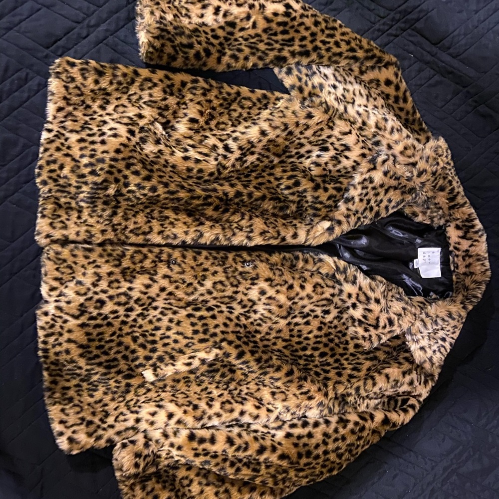 A New Day Leopard Print Coat